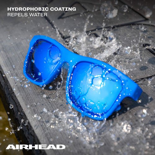 AIRHEAD Classic Round Sunglasses, Black, Adult