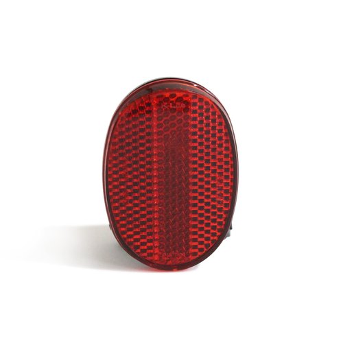 Life Mounts Bike Reflectors - Pack of 2, Red - 360-Degree Clamp-On Seat Post Reflector - Universal Mount for Bike Seats & Frames
