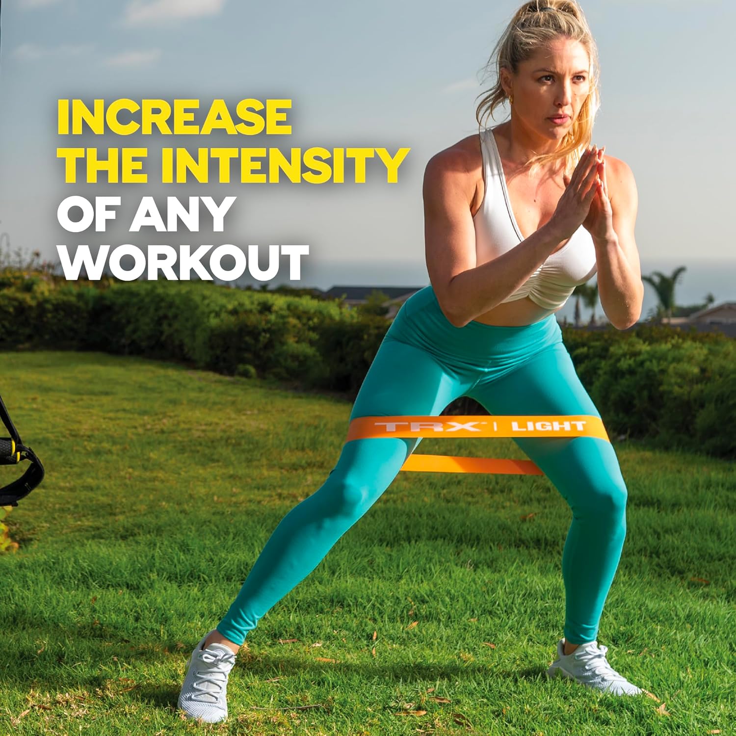 TRX Training Exercise Bands - Portable Workout Equipment for All Fitness Levels | Set of 4