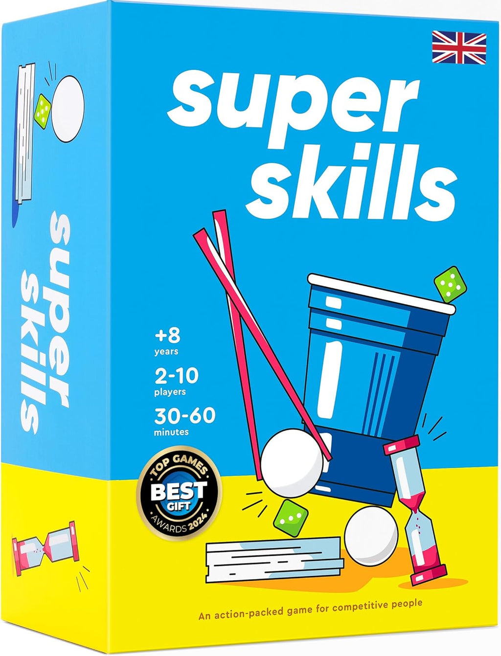 Super Skills - Competitive Action Game - 120 Fun Challenges for Family Nights & Parties