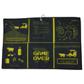 Noonan Golf Towel - Premium Microfiber Towel with Carabiner Clip - 24” x 15” - Fun, Creative & Unique Designs (Mulligan Trail)