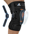 Hinged Knee Brace for Meniscus Tear, Knee Brace for Women and Men with Removable Side Stabilizers and Patella Gel Pad, Knee Support for Knee Pain , ACL, MCL, PCL, Arthritis, Injury or Surgery Recovery