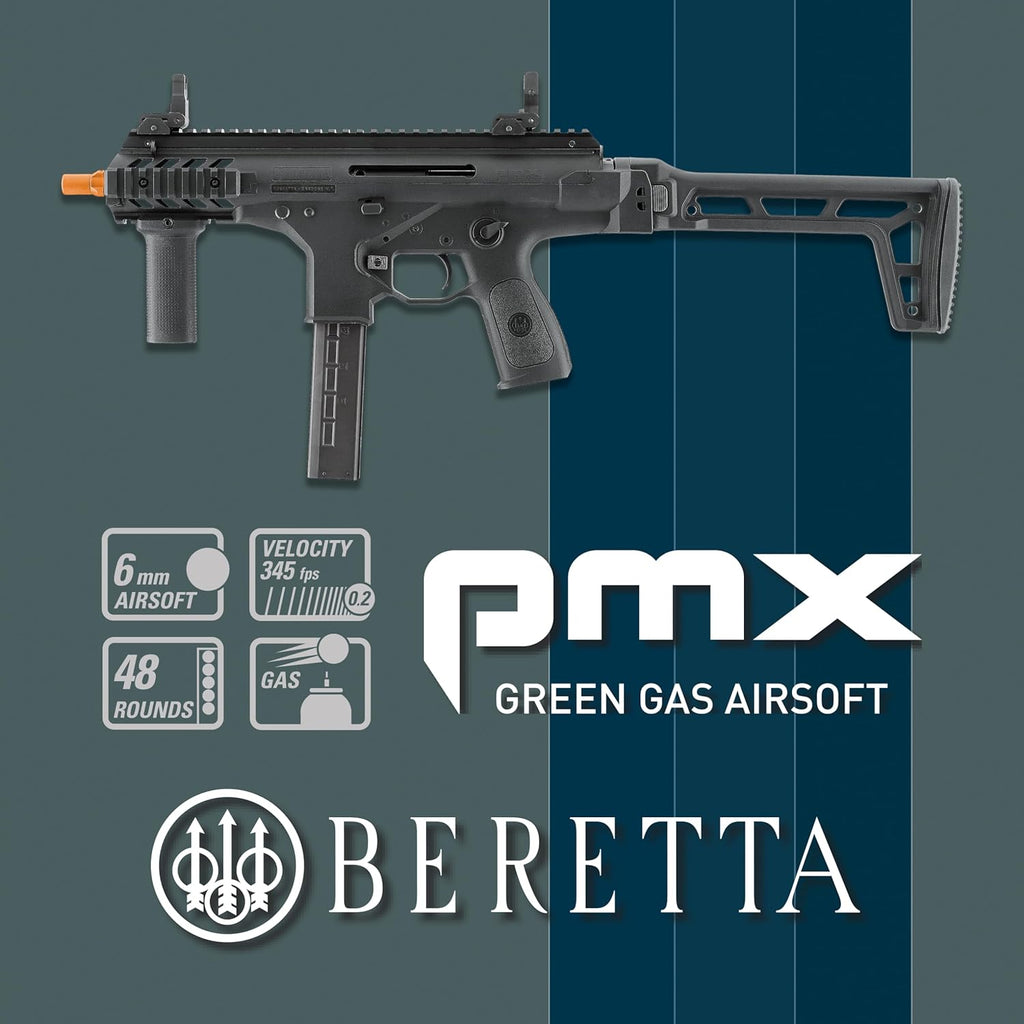 Umarex Beretta PMX GBB Airsoft Rifle - Automatic 6mm BB Gun for Precision Shooting