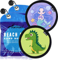 Skiennix Beach Sand Remover Mitt - 2 Pack Eraser Brush for Family Fun | Summer Vacation Essentials