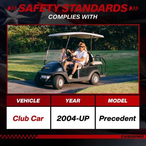 CASISPRO Club Car Precedent Deluxe Golf Cart Front End Repair Kit 2004-UP, Club Car Rebuild Kit with Front Wheel Hub/King Pin/Bearing/Bushings, OEM# 102287201 103638601 103638801