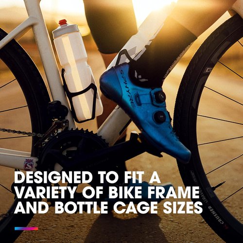HydraPak Breakaway Surge Lightweight Bike Water Bottle 2-Pack | High Flow Cycling Squeeze Bottles (20oz, 25oz, 30oz)