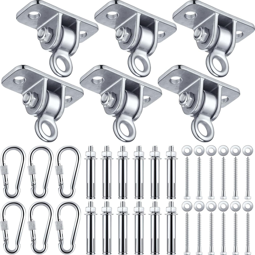 Tandefio Swing Hangers - Heavy-Duty 1800 lb Capacity for Indoor/Outdoor Use | Stainless Steel Finish