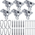 Tandefio Swing Hangers - Heavy-Duty 1800 lb Capacity for Indoor/Outdoor Use | Stainless Steel Finish