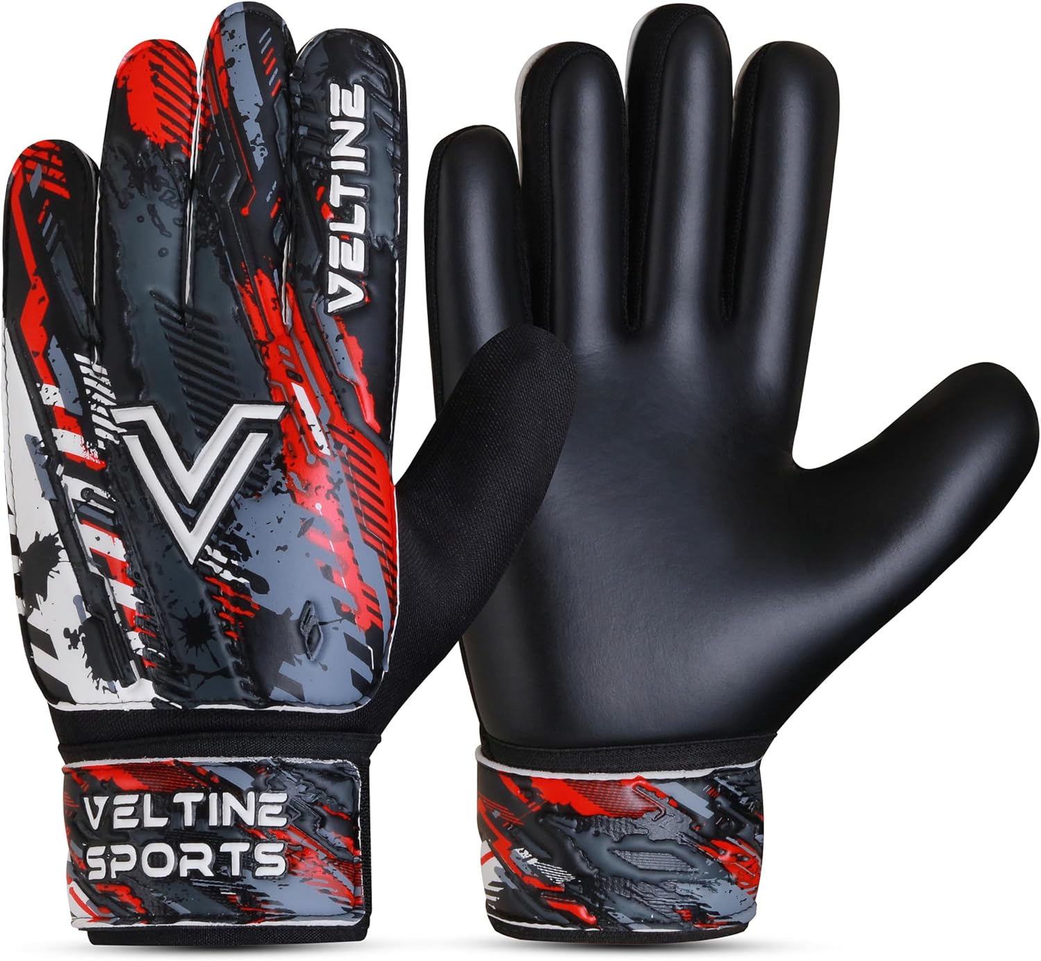 Regine Switzerland Soccer Goalie Gloves - Youth & Adult Football Gloves with Double Wrist Protection & 4mm Anti-Slip Grip