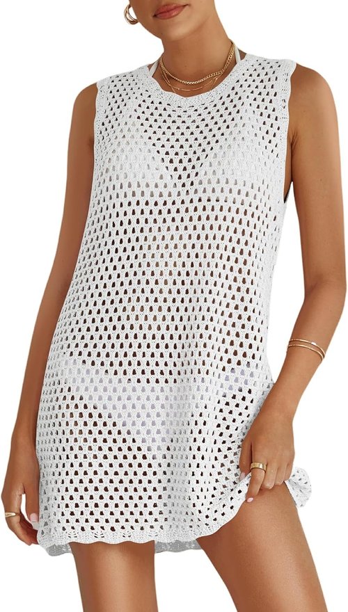 ATOG Swimsuit Cover-Up - Stylish Crochet Swimwear for Women | Perfect for Beach Days