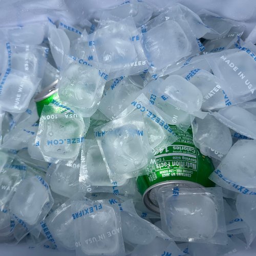 Cooler Cubes 8 lb Bag of Reusable Ice Cubes – Refreezable Ice Cubes for Coolers