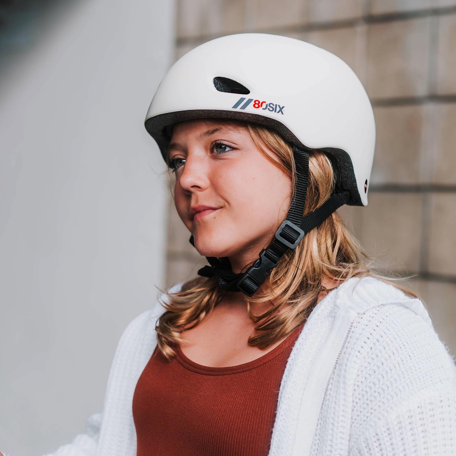 80SIX E-Ride Helmet - Adjustable LED Light Bike Helmet for Youth & Adults | Perfect for E-Biking, Skateboarding & Outdoor Sports