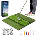 Premium Golf Hitting Mat for Indoor & Outdoor Practice – Professional Turf Golf Mat for Driving Range, Backyard & Home Use – Portable Golf Practice Mat with Realistic Grass Surface and Accessories