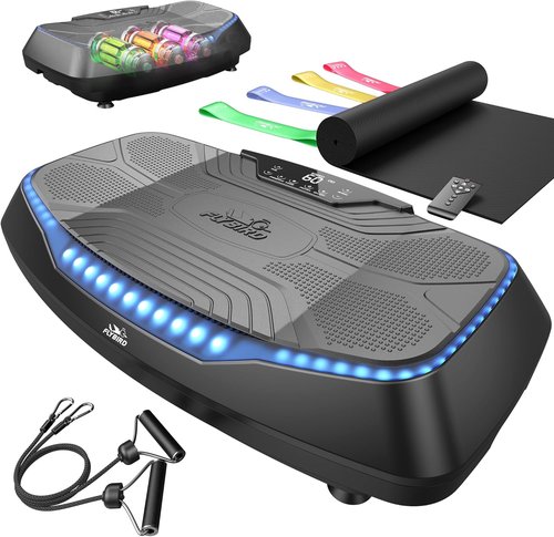 FLYBIRD Vibration Plate - Adjustable Speed Exercise Machine for Muscle Toning & Weight Loss | Full Body Workout