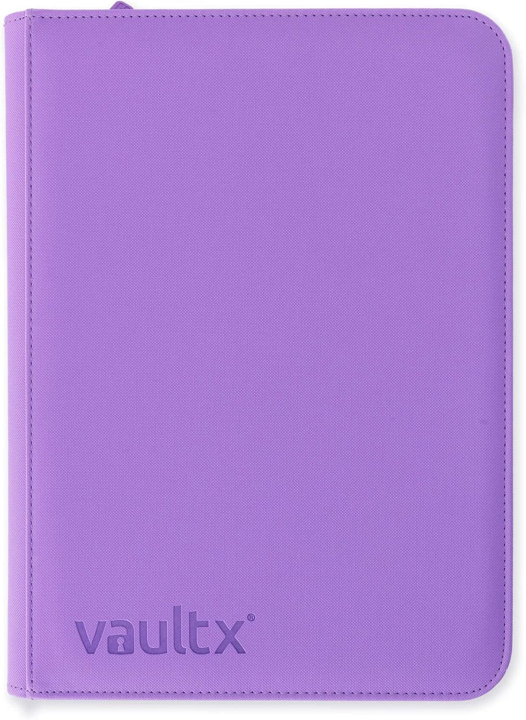 Vault X 9 Pocket Trading Card Binder - Premium Exo-Tec Material, Holds 360 Cards, 20 Side-Loading Pages | Purple