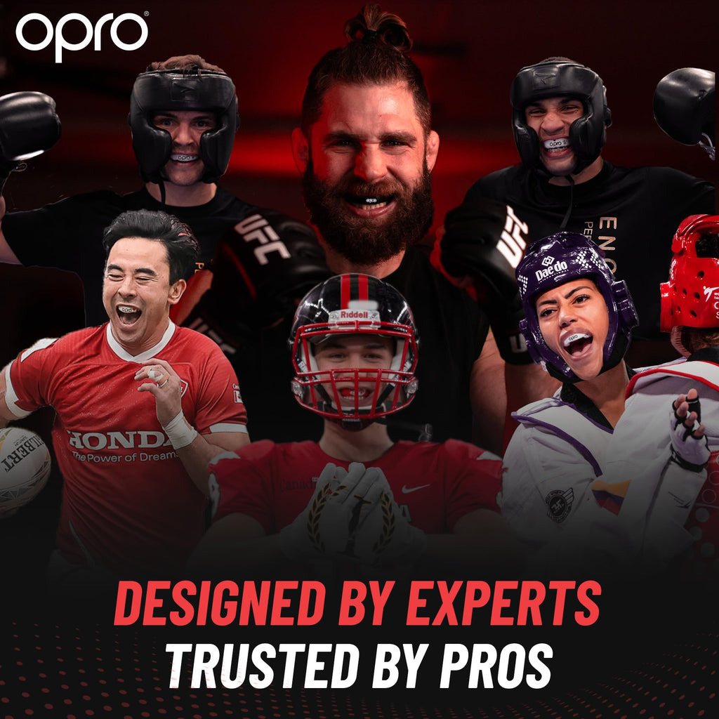 OPRO Gold Level Braces Mouth Guard, Moldable Mouthguard for Comfort & Fit for Boxing, Hockey, MMA, UFC, Football, Braces Protection, Youth & Adult Mouthguard with Case Included, Black