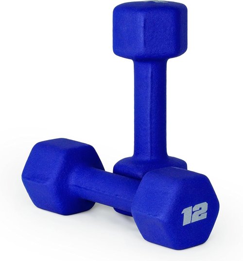 CAP Barbell Neoprene Dumbbell Weights - Durable Pairs & Sets in Multiple Colors