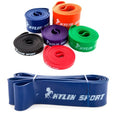 KYLIN SPORT Resistance Band Assisted Pull Up Bands Training Yoga Pilates Elastic Loop Stretch for Crossfit Gymnastics Power-Lifting (Blue)
