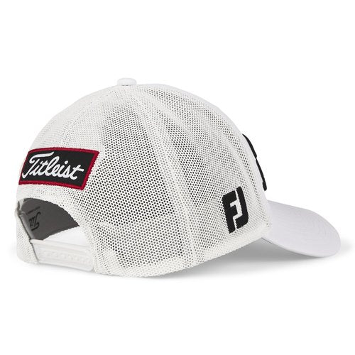 Titleist Tour Performance Mesh Golf Hat, White/Black