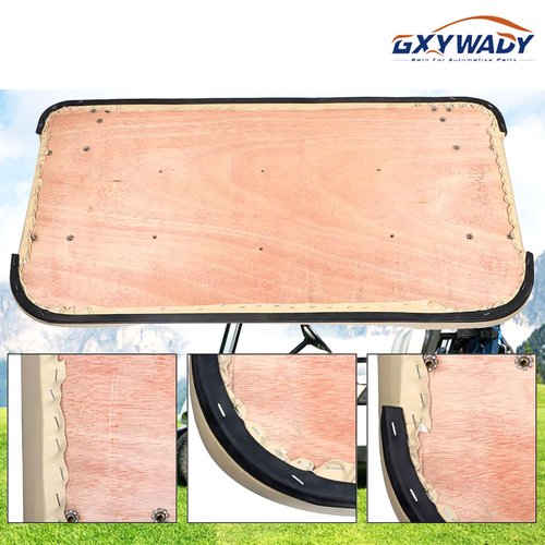 GXYWADY Tan Front Seat Bottom Replacement for EZGO Medalist TXT 1994-2013 Gas Electric Golf Cart