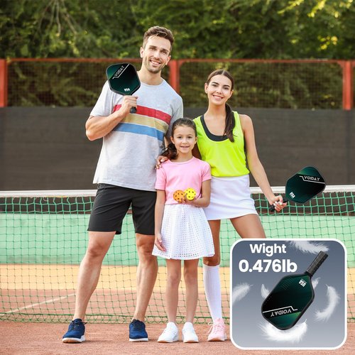 Pickleball Paddles Set of 2 x Green