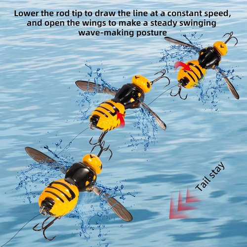 FONMANG Fishing Lures - 3-Piece Topwater Set for Bass, Walleye & Pike | 2.6in, 15g Freshwater & Saltwater