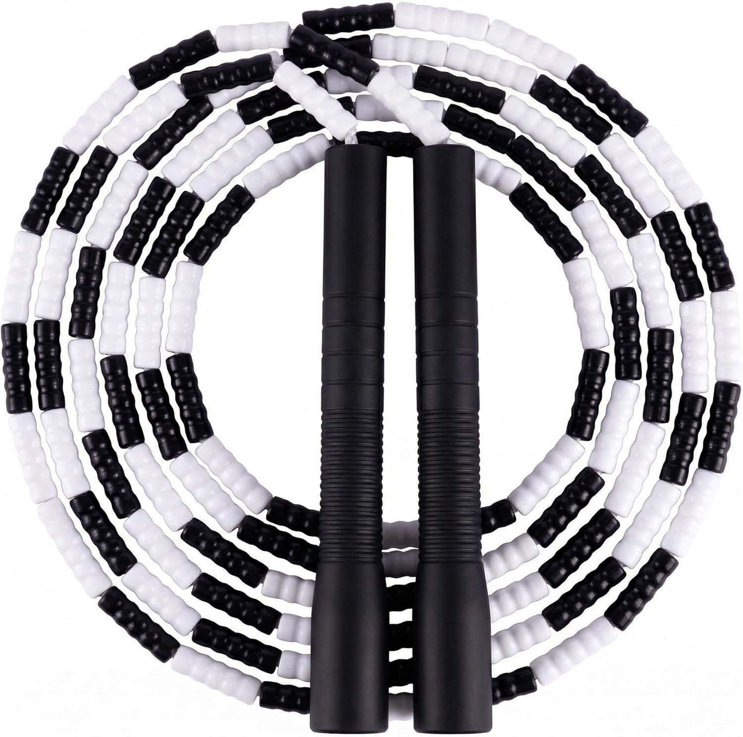 YUEDONG Soft Beaded Jump Rope - Adjustable Tangle-Free Design with Anti-Slip Handles | Recommended by World Champion Luke Boon