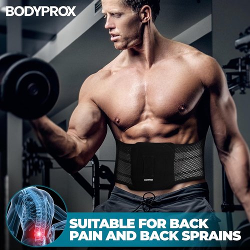 Bodyprox Back Support Brace - Breathable Design for Men and Women | Adjustable Fit for Comfort