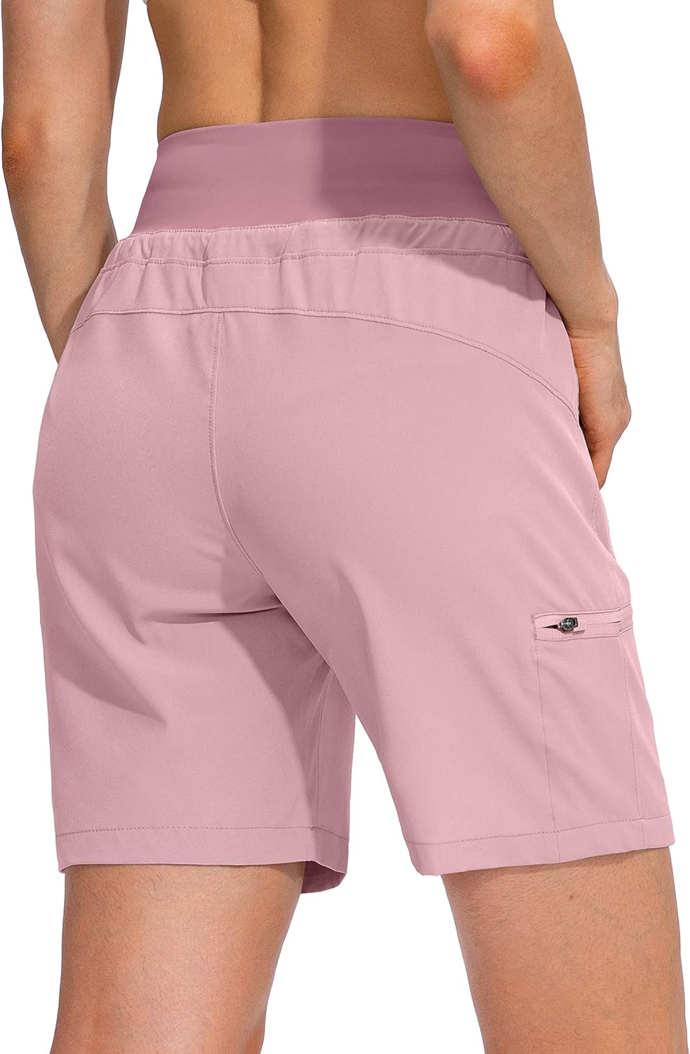 Obla Women's Hiking Cargo Shorts - Quick Dry, Soft High Waisted, 7-Inch Length for Summer Adventures