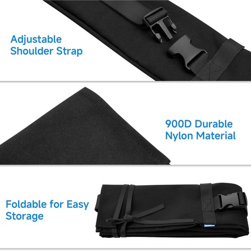 Xxerciz Golf Umbrella Storage Bag Carry Case with Adjustable Shoulder Strap, Nylon Rain Umbrella Cover Portable Universal Golf Umbrella Replacement Bag for Golf Travel Walking