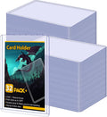 Sooez 35PT Card Sleeves - Rigid Hard Plastic Protectors for Baseball & Trading Cards | 3" x 4" Size