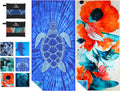 Skiennix Microfiber Beach Towels - Lightweight, Quick-Dry & Sand-Free | Large 2-Pack for Travel & Gym