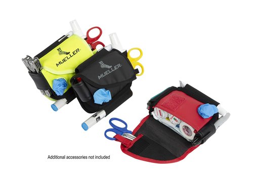 MUELLER Sports Medicine Medi Kit PPE ProPack Bag Only for Men and Women, Athletic Training Kit, Medical Supply Bag for Sports Teams, Compact Medical Waist Pack, Waterproof, Black, One Size