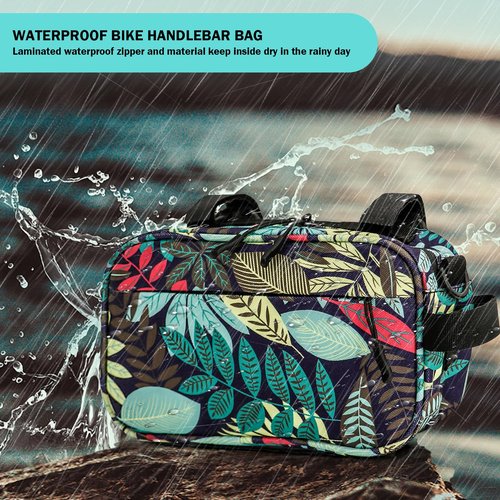 BEEYEO Bike Bags for Bicycles, Waterproof Bike Handlebar Bag Bicycle Front Bag Shoulder Bag Storage Bag with Shoulder Strap, Road Mountain Bike Cycling Accessories