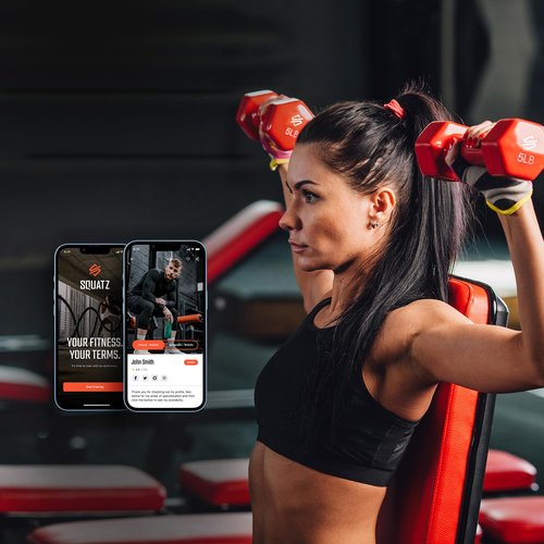 SQUATZ Dumbbell Weights Set with Stand, 20bs Neoprene Coated Weights, Hex Shape Anti Slip and Roll Dumbbells for Exercise, Training, Fitness, Yoga, 3 pairs( 3,5, 8Lbs Each)