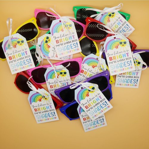 BYYJ Graduation Sunglasses - Future Is So Bright | 18 Pcs Set for Pre-K & Kindergarten Celebrations