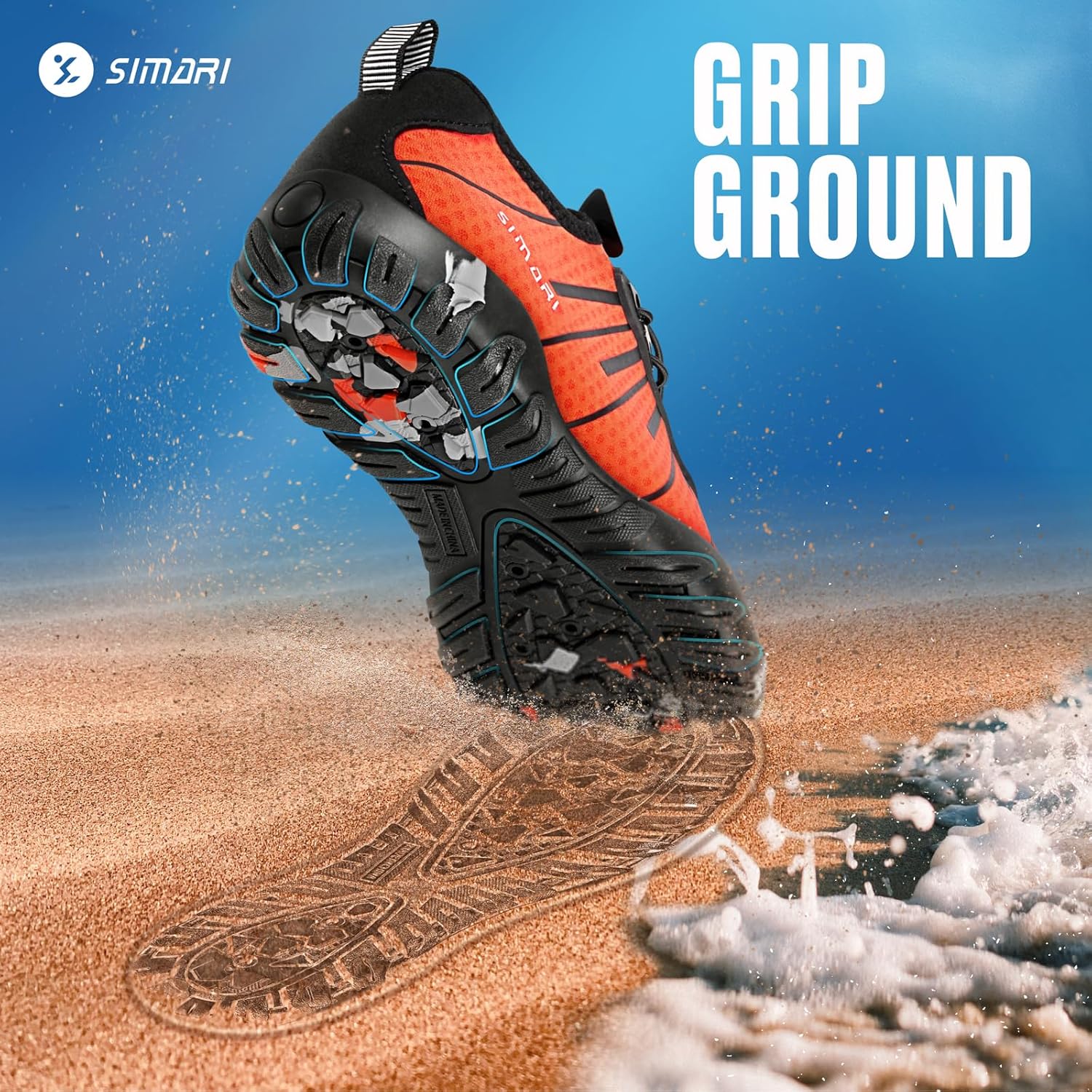 SIMARI Water Shoes - Quick-Dry Aqua Socks for Men & Women | Lightweight Non-Slip Swim Shoes for Beach & Water Sports