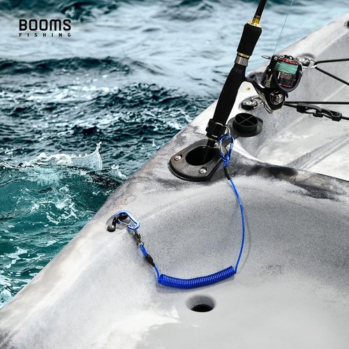 Booms Fishing T02 Fishing Pole Tether - Heavy Duty Kayak Paddle Leash for Fishing Tools & Rods