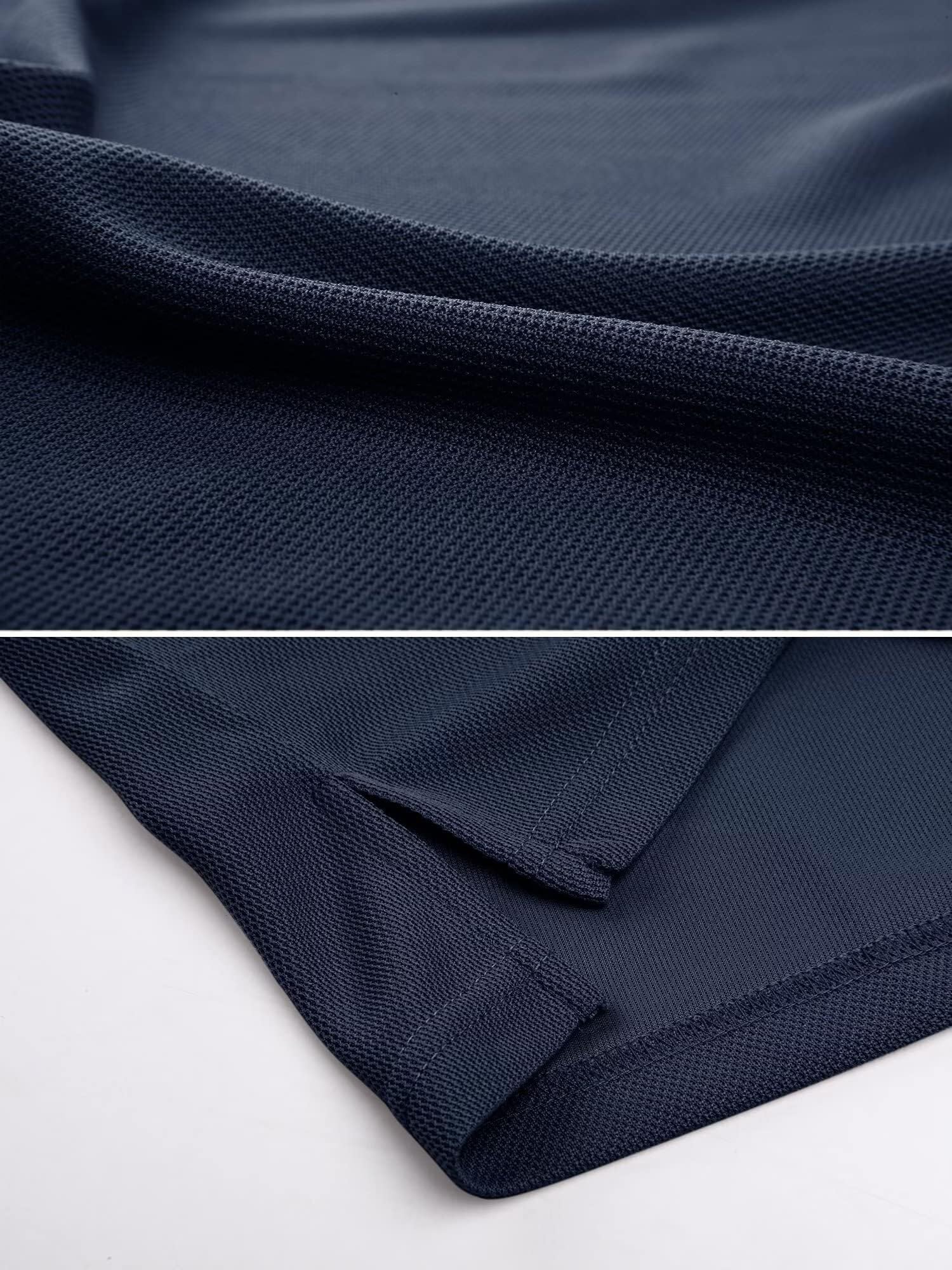 MAGCOMSEN Navy Blue Polo Shirts for Men T Shirts Short-Sleeve Hiking Shirts Hunting Shirt Tactical Shirts Navy XXL