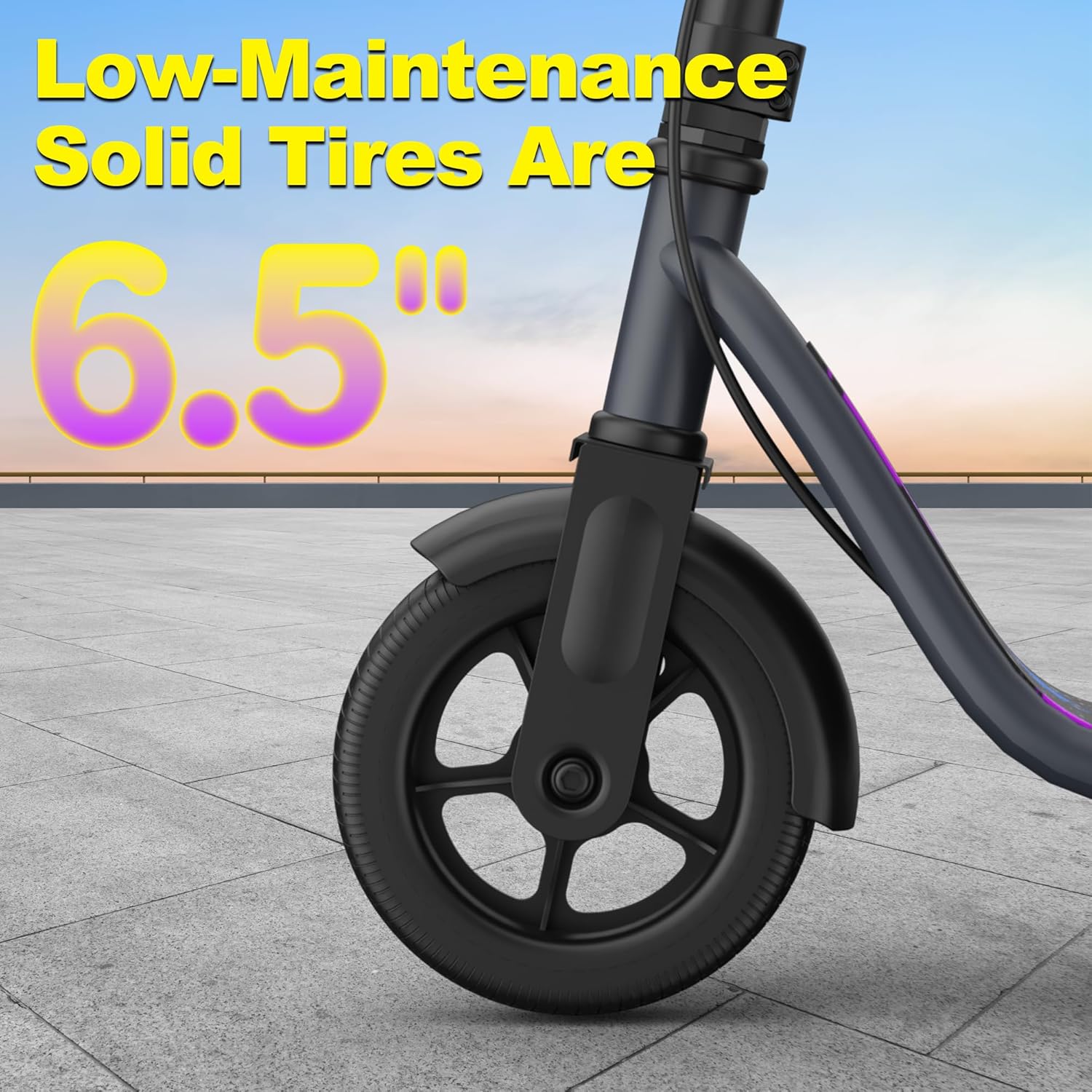 VOLPAM Electric Scooter - Dual Suspension, 19/22 MPH, 500W/800W Motor, Long Range Up to 60 Miles