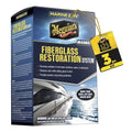 Meguiar's Marine Fiberglass Restoration System - 3-Piece Repair Kit with Oxidation Remover & Polish