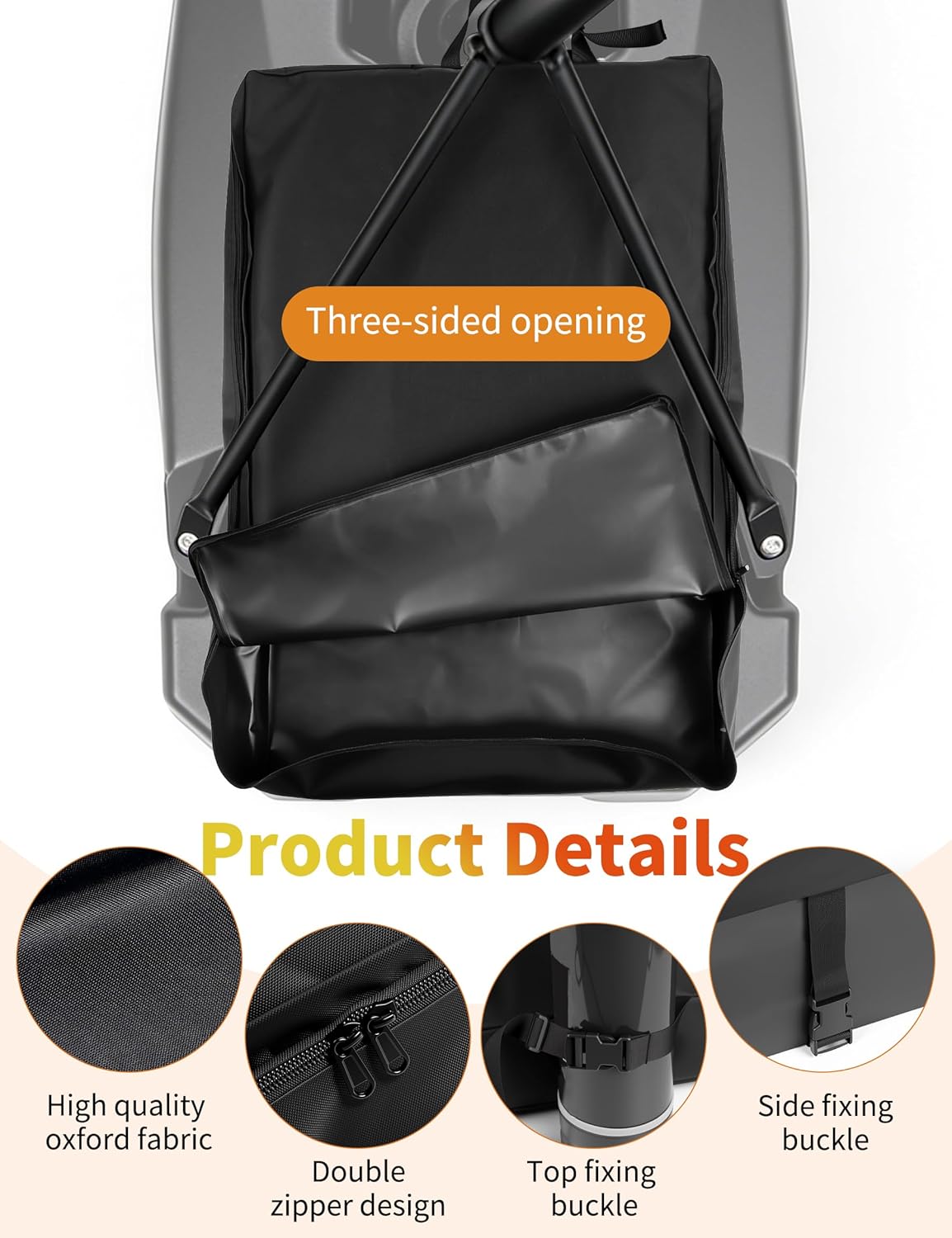 Skiennix Basketball Hoop Sandbag - Heavy Duty Weighted Base Anchor, Weather Resistant Oxford Fabric