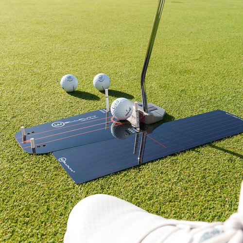 Wellputt - Wellvision Plus Putting Mirror - Ultra Thin Two Pieces Stainless Steel Training Aid