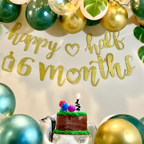 Metallic Green Gold Balloons - 12 Inch Latex Balloons, 60 Pack for Weddings, Anniversaries & Parties