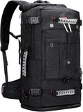 WITZMAN Travel Backpack - Convertible Duffle Luggage for 17-Inch Laptop | Black Carry-On Bag