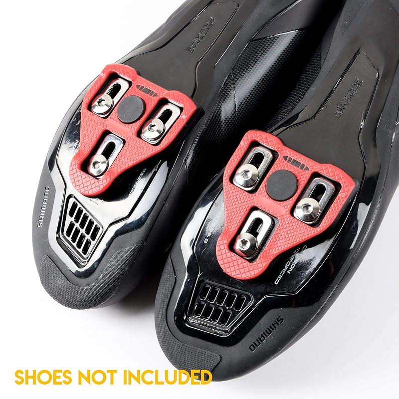 9 Degree Cycling Cleats for LOOK Delta - Peloton Compatible Indoor/Outdoor Bike Pedals