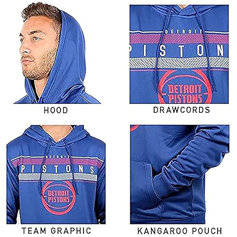 New York Knicks Team Color Ultra Game NBA Hoodie Sweatshirt - Midtown Heavyweight