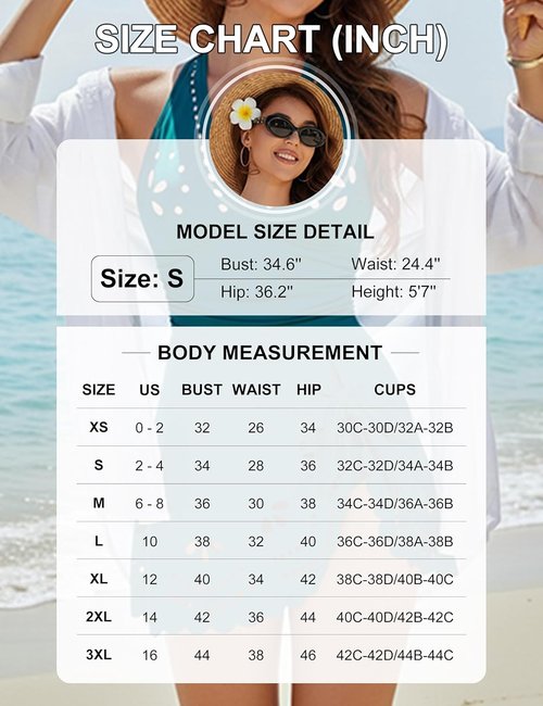Blooming Jelly Women's Swim Dress - Tummy Control One-Piece Bathing Suit for Slimming Full Coverage