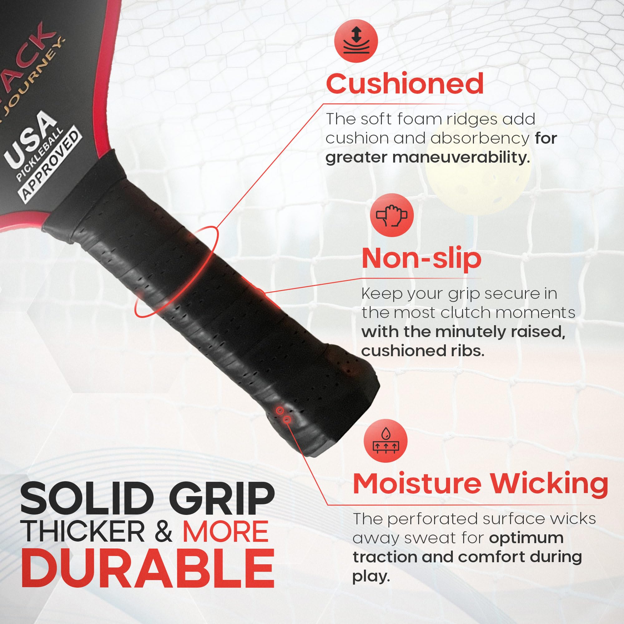 RAQSTACK - Carbon Fiber Pickleball Paddles with 4 Indoor Pickleball Balls - Top Performing T700 Pickleball Paddle USA Approved - Ace Your Journey with Our Pickle Ball Paddle