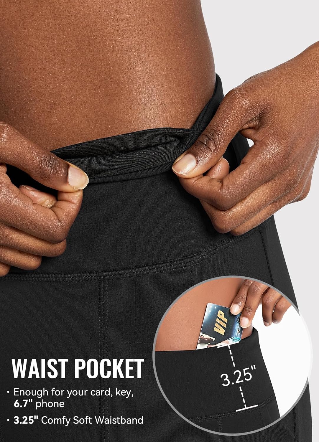 Baleaf Bermuda Shorts for Women - High Waisted 7'' Athletic Running Shorts with 3 Pockets